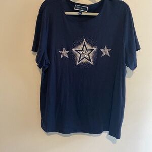 Dark Blue Starry Graphic Tee